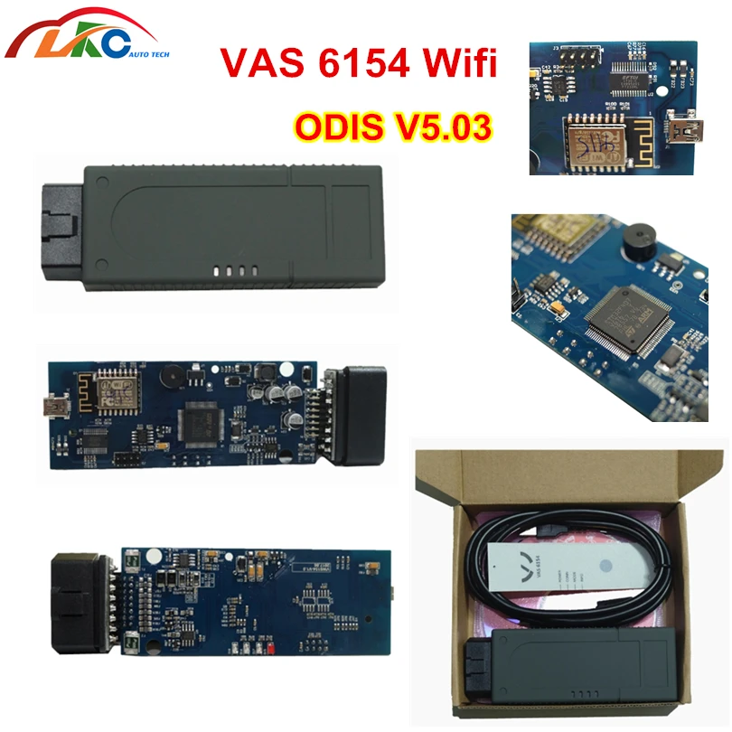 Новейший VAS6154 wifi V A G диагностический инструмент ODIS 5 03 для W/A udi/S koda VAS 6154 Бесплатная