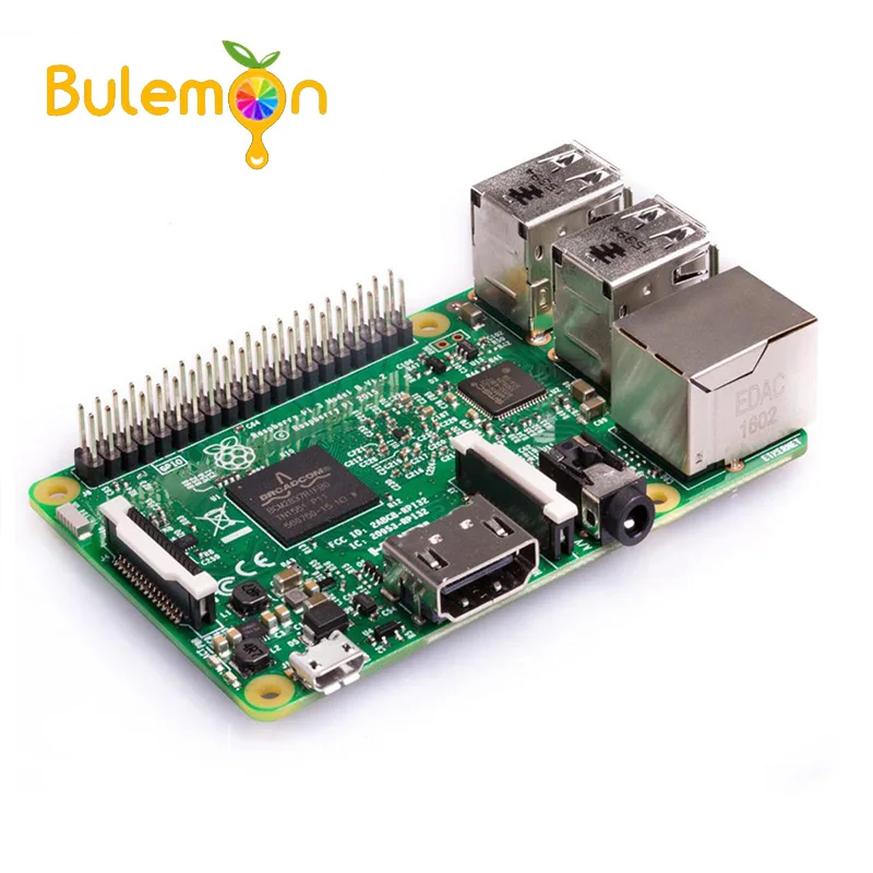 

Raspberry Pi 3 Model B Board 1.2 GHz 64 bit Quad Core Cortex-A53 with WiFi&Bluetooth