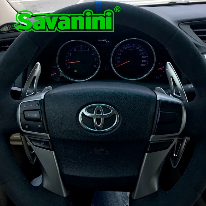 Savanini алюминий 2ps рулевое колесо сдвиг весло расширение для Toyota eiz Camry Coroll Ralink и Zelas авто аксессуары