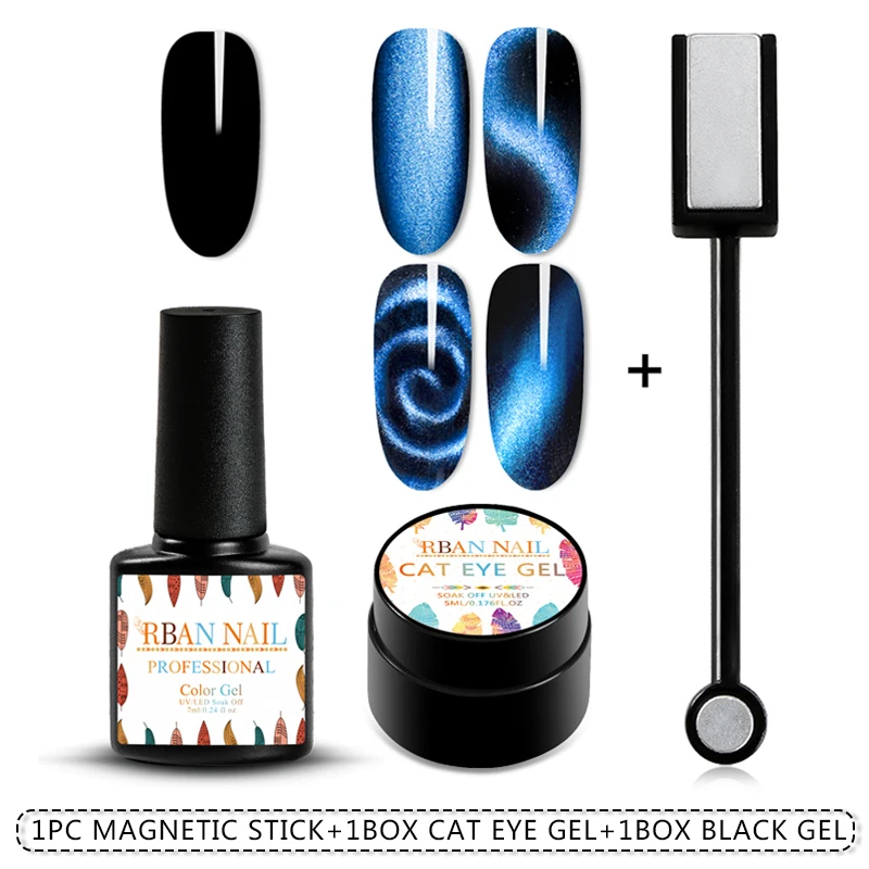 Магнитный 5D кошачий глаз УФ-гель для ногтей звездное небо нефритовый эффект замачиваемый УФ-гель лак для ногтей дизайн для ногтей Набор лаков - Цвет: HHZH01165