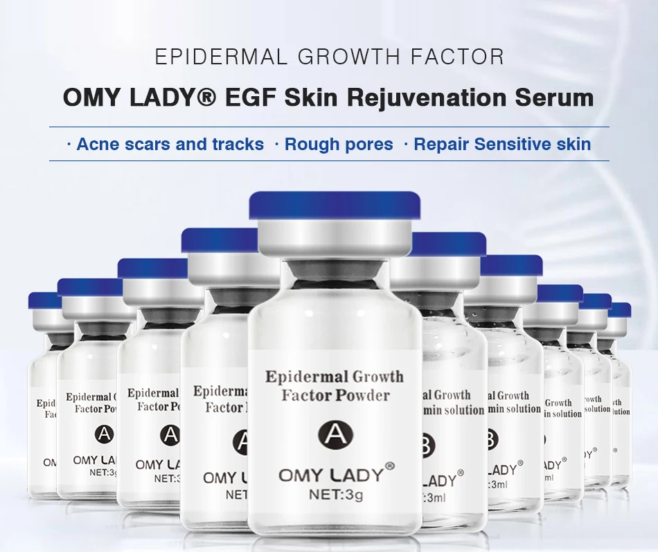 Rejuvenescimento da Pele Fator de Reparo Cuidados com a Pele Creme para o Rosto Senhora Soro Acne Tratamento Liofilizado pó Rosto Ageless Omy 7 Bronzeadores artificiais