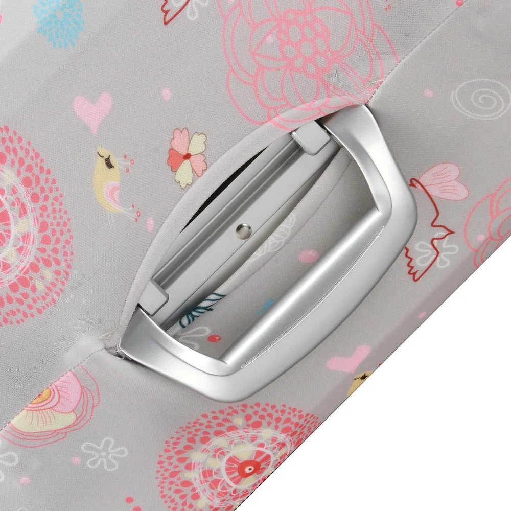 Cartoon Printed Stretch Suitcase Covers for 20-30 inch Rolling Luggage Protective Travel Bag Suitcase Dust Cover