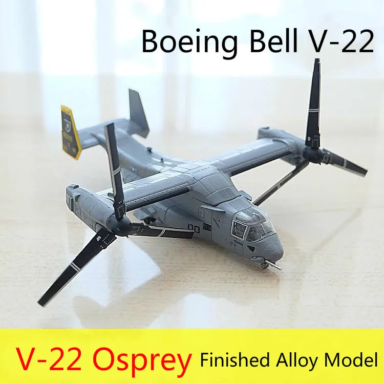 

1/144 Scale Diecast Airplane Model Boeing Bell V-22 Osprey Modelismo Military Transport Aircraft Alloy Toys For Children