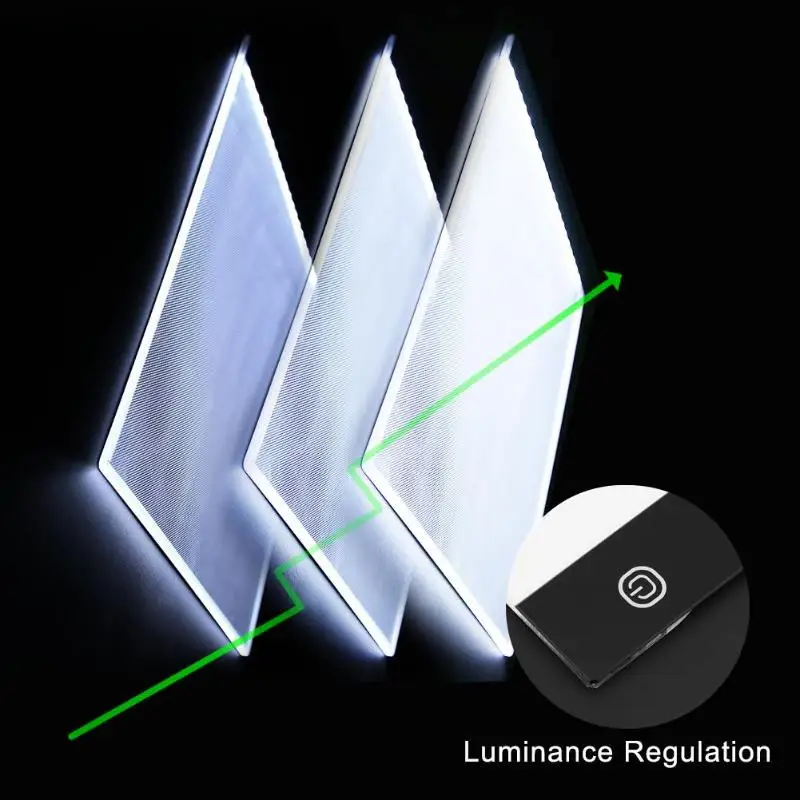 

A4 LED Digital Tablet Super Bright Drawing Board Artist Luminous Stencil Drawing Board Table Pad LED Sign Display Panel