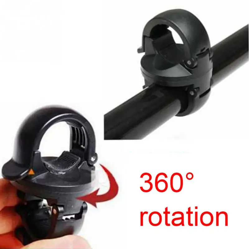 Excellent Bicycle Front Light Clip Flashlight Holder Bicycle Light Holder Rotational Cycling Bike Mount Holder 4