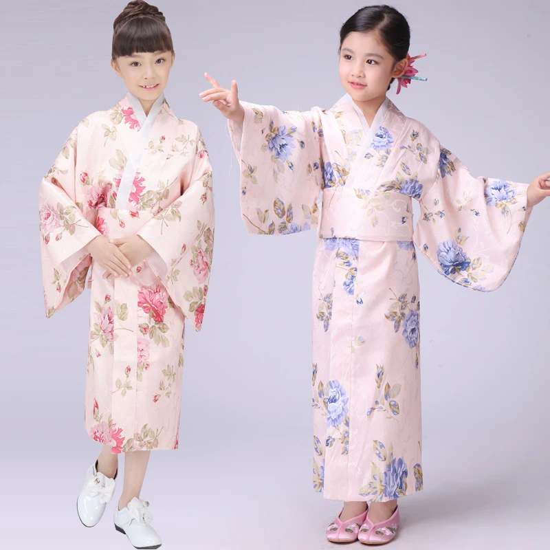 Ropa tradicional japonesa para niña, Kimono Yukata japonés, disfraz  antiguo, ropa de actuación Yukata|wear clothes|wear tightswear necklace -  AliExpress