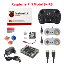 

Original Raspberry Pi 3 Model B Plus+16G SD Card+Wireless Keyboard+Gamepad+Case+Power Adapter+Radiator+HDMI Cable