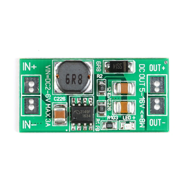 2pcs Boosting converter Power Supply Module Step Up Converter DC-DC Voltage Regulator Adjustable PCB Board 3.3V 3.7V 5V to 9V (4)