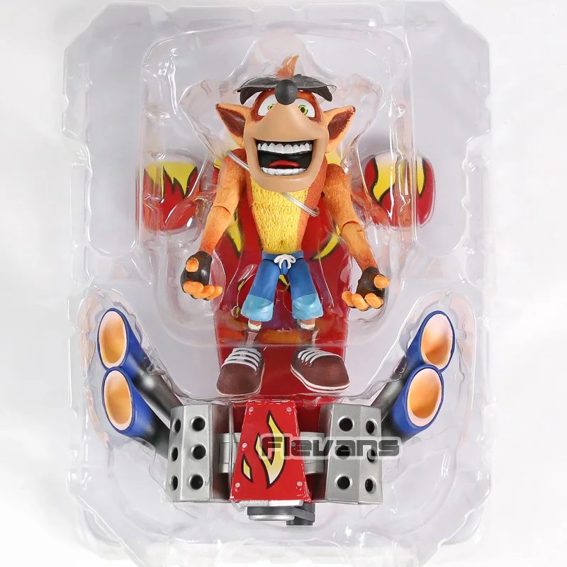 NECA Crash Bandicoot с реактивной доской ПВХ фигурка Коллекционная модель игрушки - Цвет: A no box