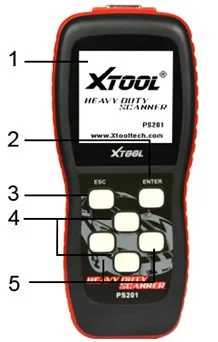 Xtool PS201 тяжелых CAN BUS OBDII Code Reader для грузовика автобус и тренер обновление онлайн