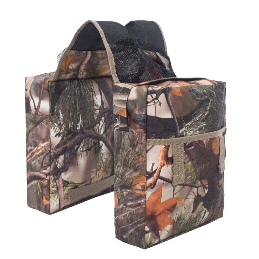 Motorcycle ATV Tank Saddle Bag Saddlebag Luggage Storage Organizer Pouch for Outdoor Camping Travel