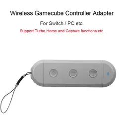 Беспроводной контроллер адаптер Портативный кнопочный управляемый конвертер игровые аксессуары для переключателя GC беспроводной