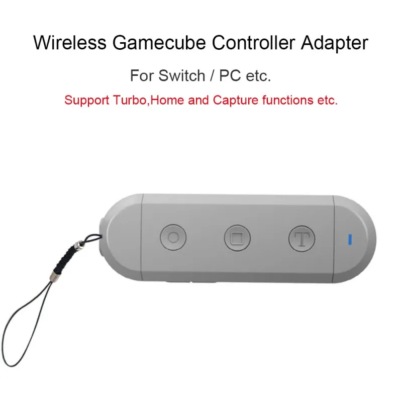

Wireless Controller Adapter Portable Button Controlled Converter Game Accessories for Switch GC PC Wireless Controller Converter