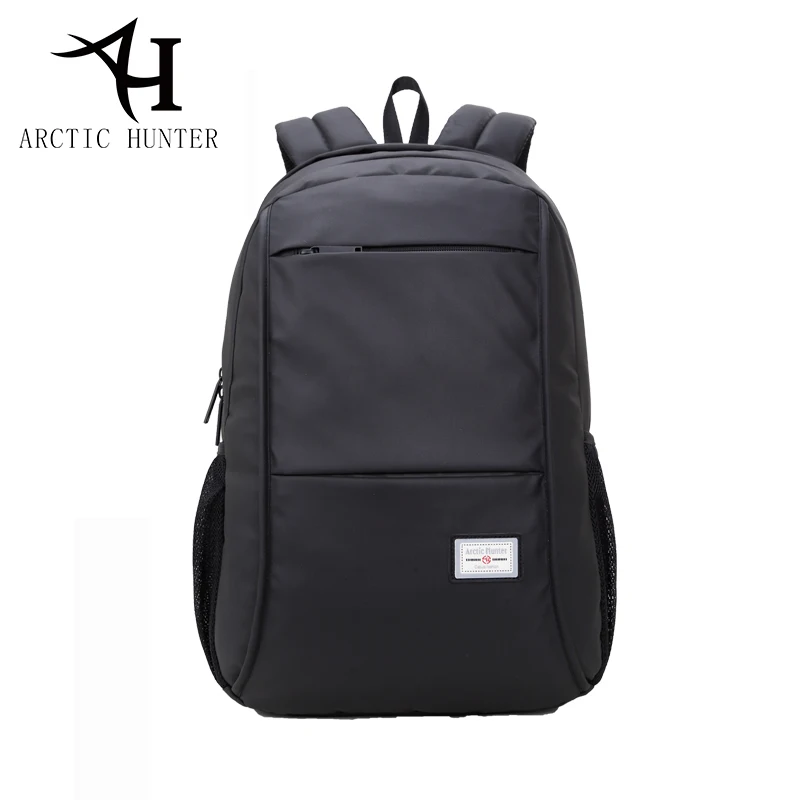 

ARCTIC HUNTER Black Laptop Backpack Waterproof Men's 15.6 Inch Computer Backpacks Large Capacity Travel Business School Bag