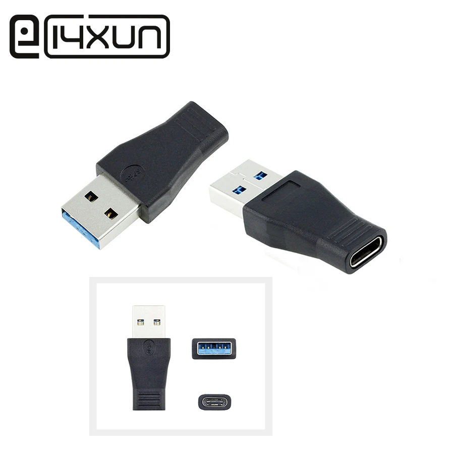 

EClyxun 1pcs 24P USB 3.0 Male Plug to Type C USB-C Female jack Charging Data Adapter for Hard Drive