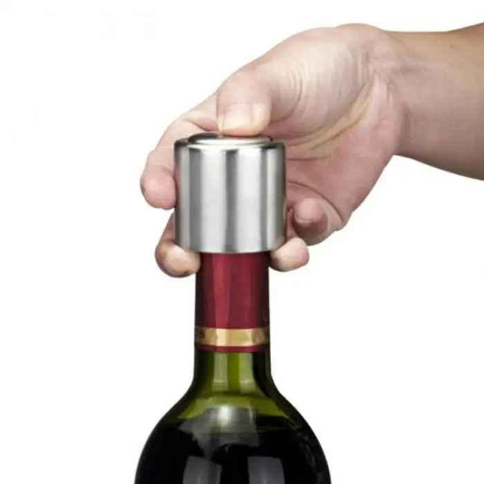 Новая удобная вакуумная пробка для бутылки вина из нержавеющей стали ...