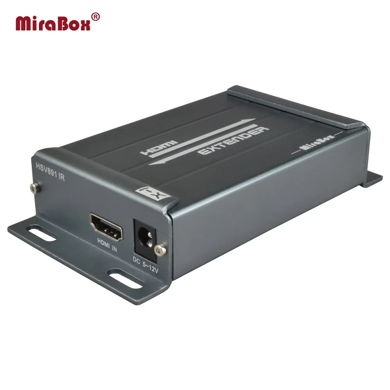 Sender TX HSV891-IR HDMI удлинитель по TCP IP с ИК-управлением и 3,5 мм аудио разъем HDMI передатчик и приемник 1080P через UTP/STP Rj45 - Цвет: Sender TX