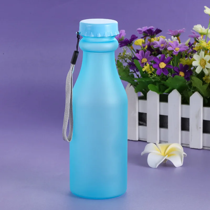 550 мл конфетного цвета бутылка для воды портативная герметичная Спортивная пластиковая бутылка небьющаяся бутылка лимонного сока для спорта Пешие прогулки