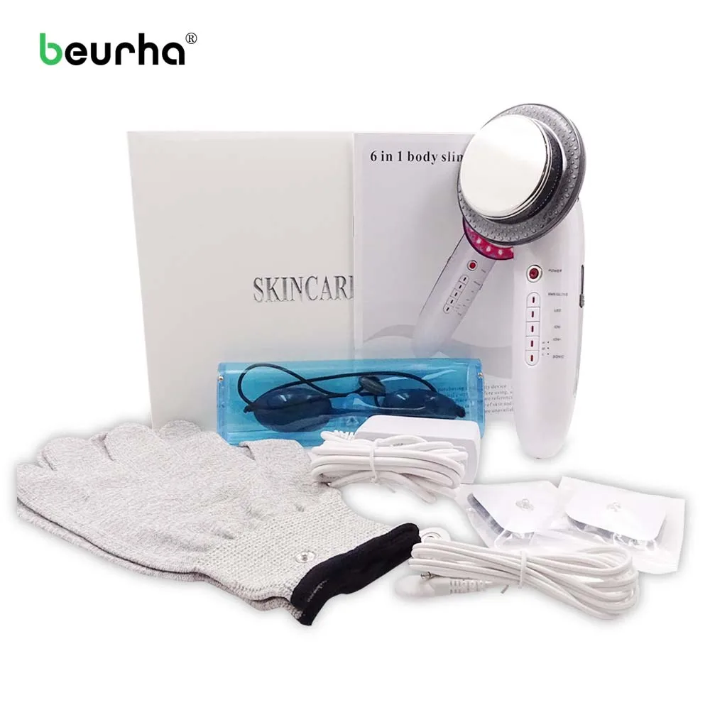 cavitation ems slimming ultrasonic massager ultrasound machine loss weight fat massage face led cellulite frequency rf photon galvanic anti sonic