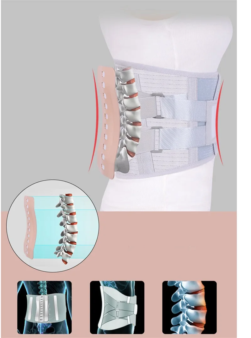 Унисекс Эластичный Поясничный пояс для поддержки спины и талии, тренажер для талии, поясничная нижняя часть спины, защита для талии, двойная тяга для поясницы
