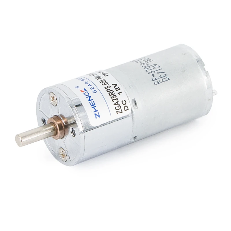 

1PCS DC Geared Motor 4mm Shaft Diameter 2 Terminal Connector 24 x 31mm Motor