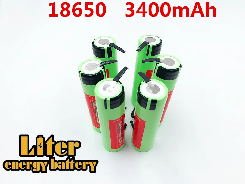 4 шт./лот 100% новый Оригинальный NCR18650B 3 7 v 3400 mAh 18650 литиевая аккумуляторная батарея