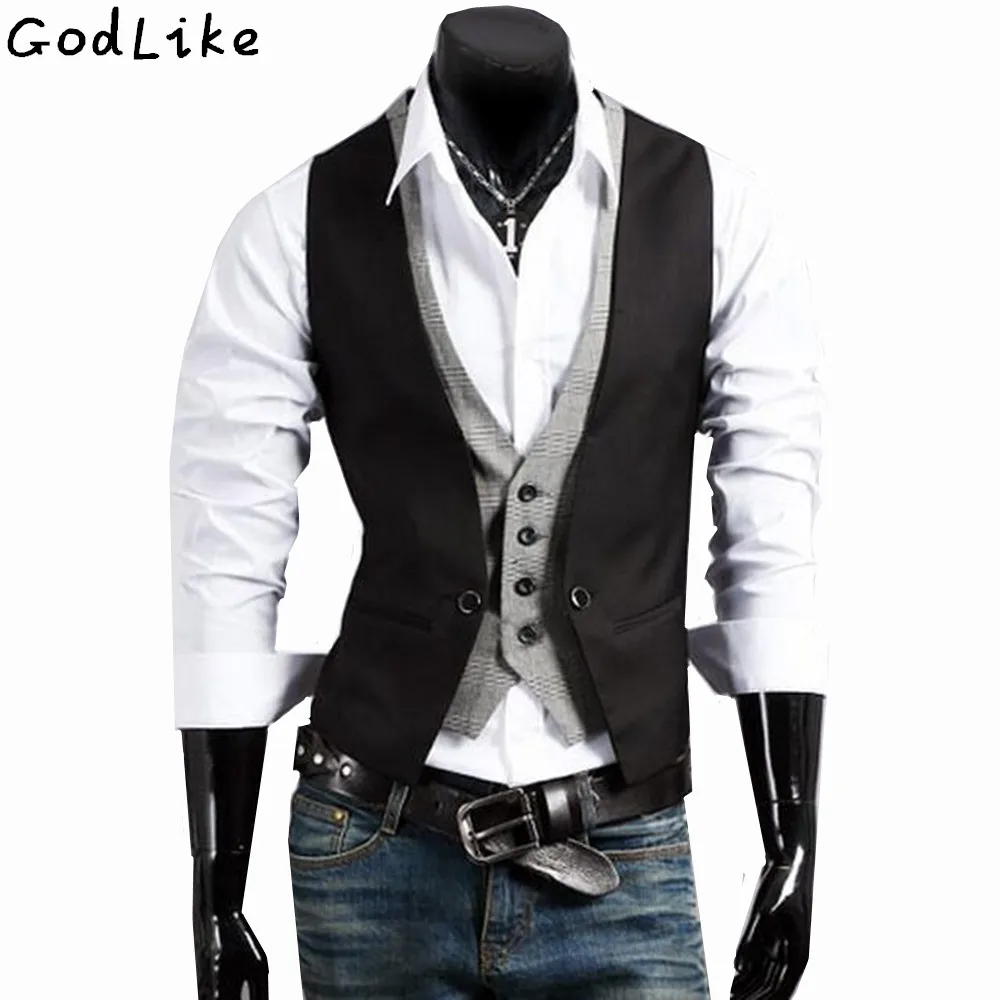 Mens Suit Vest 2017 Custom made New Brand Designer Formal Business ...