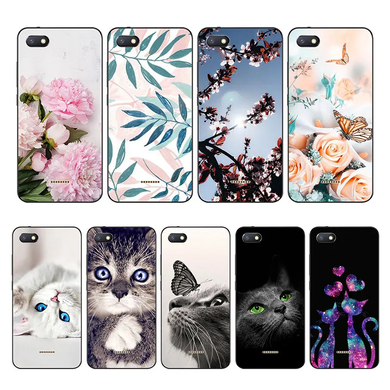 

Black Matte Xiaomi Redmi 6A Case Phone Funda Redmi 6A Cover Case Soft TPU Silicone Back Shell FOR Xiaomi Redmi 6A Case Bumper