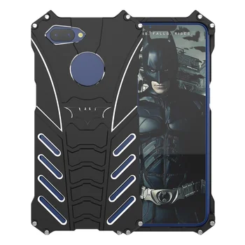 

Luxury Metal Aluminum Case For OPPO A5 Marvel Batman Elements Hard Protection Back Cover Case For OPPO A5 Full Metal Case Cover
