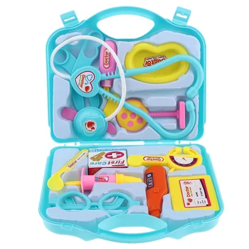 

3 Colors Doctor Kit Kids Pretend Play Toy Medical Set&Case Doctor Nurse Play Games Playset Toys Accessory For Girl Children