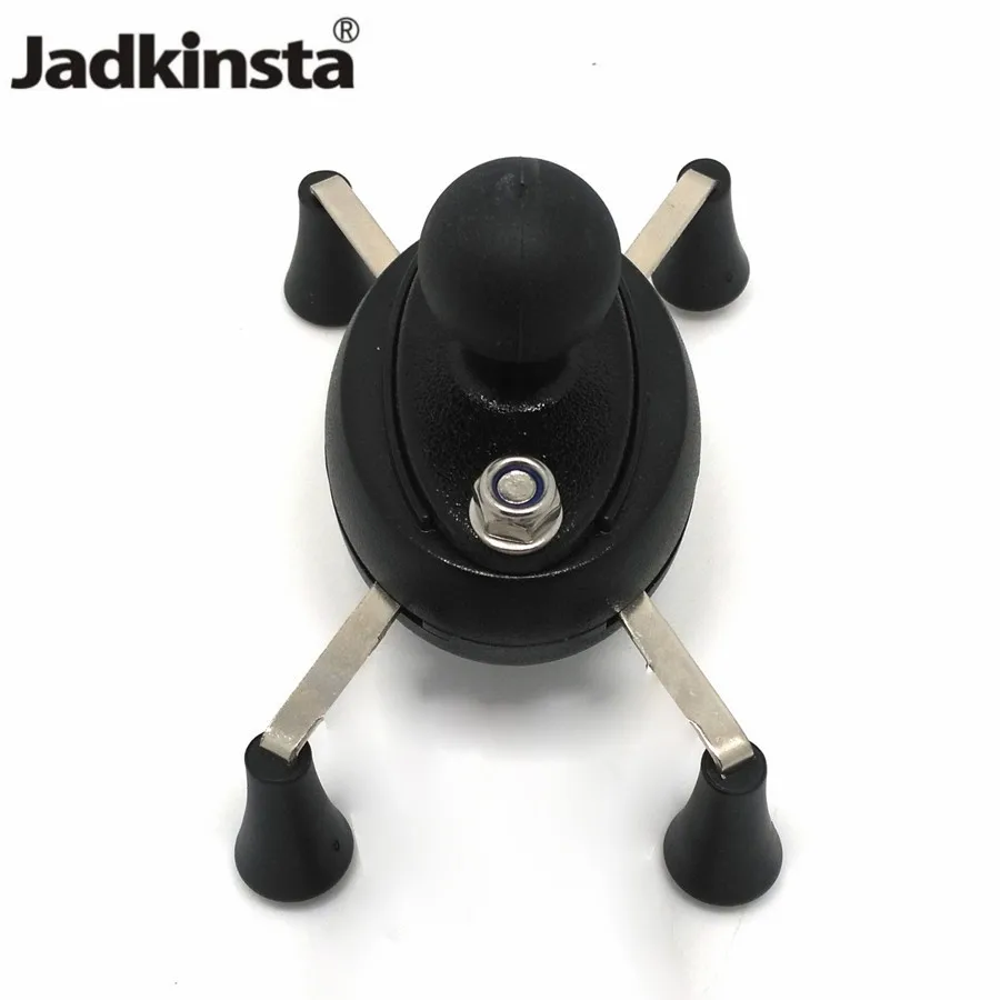 

Jadkinsta Photo Accessories Universal Phone Holder with 1 Inch Ball Mount for 4-6 inch CellPhone GPS Bike X Grip