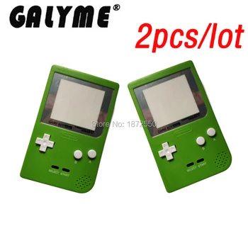 

2pcs/lot Hot Sale Apple Green Game Case Plastic Shell Cover for Nintendogb Game Pocket Boy Console for GBP Console Housing