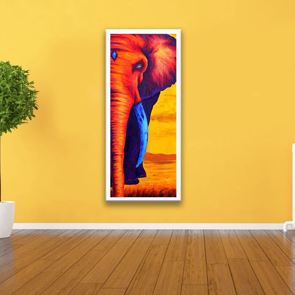 Part of DIY 5D Diamond Painting Elephant Cross Stitch Embroidery Patterns Rhinestones Mosaic | Дом и сад