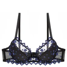 AMX font b Sexy b font Star Embroidered Bra Push Up Ladies Underwear font b Women