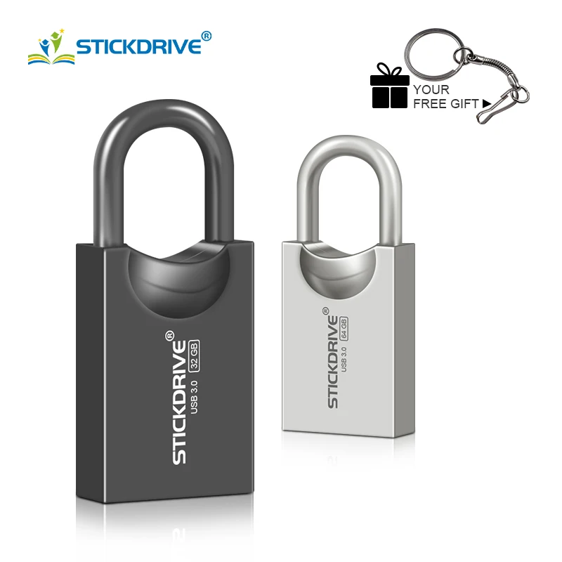 

New 8GB 16GB 32GB 64GB Pen Drive USB 3.0 Flash Drives Memory Sticks Pendrives silver gold Metal Shockproof Car music U disk