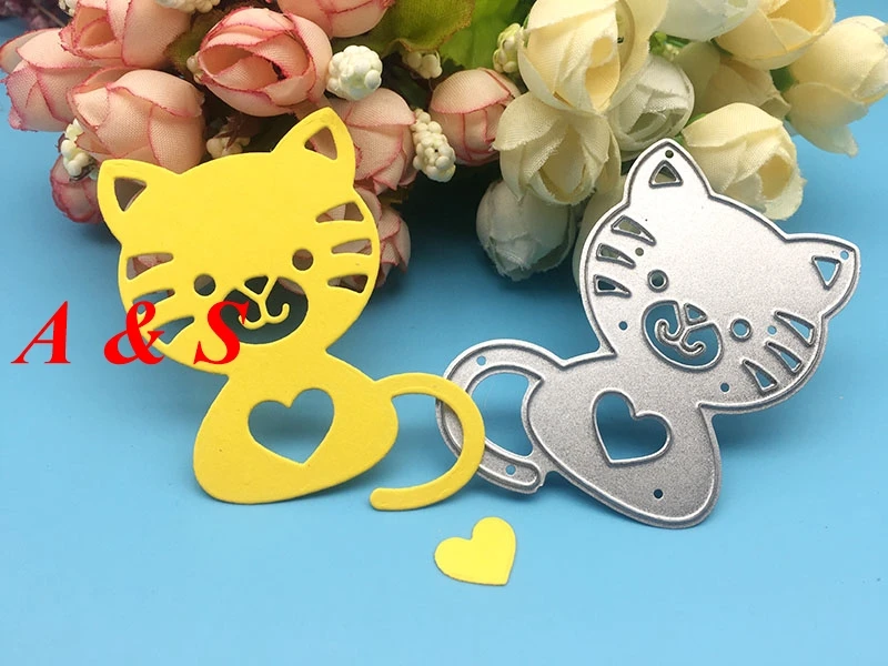  Y443 METAL CUTTING DIES Cat Scrapbook card invitation paper craft party decor embossing stencil cut - 32853786446