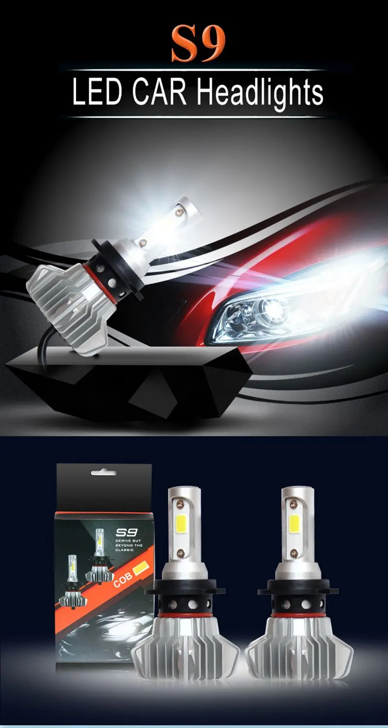 CO светодиодные фары H4 Led H7 фара 9005 H11 30 Вт 60 Вт лампочки для авто лада нива ВАЗ Toyota Corolla Nissan Chevy 12 В