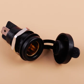 

beler DC12V/24V Plastic Waterproof Car Motorcycle Cigarette Lighter Power Socket Plug Outlet