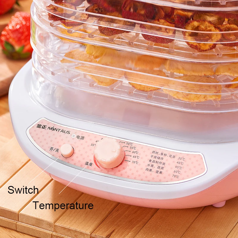 Dried-Fruit-Vegetables-Herb-Meat-Machine-Household-MINI-Food-Dehydrator-Pet-Meat-Dehydrated-5-trays-Snacks(2)