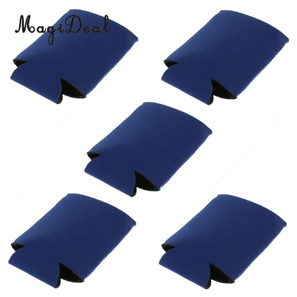 MagiDeal 5Pcs/Lot Neoprene Cooling Beer Drinks Bottle Tin Can Cooler Sleeve Holder Birthday Hens Nigth Party Favors Gifts