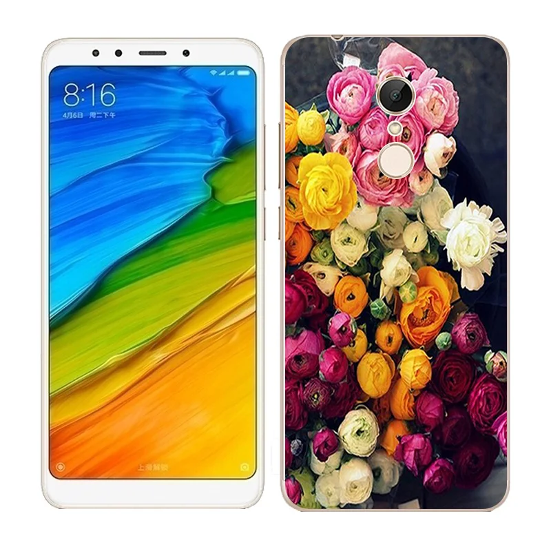 Чехол для Xiaomi Redmi 5 мягкие телефонные чехлы из ТПУ с рисунком|mobile phone cases|case for xiaomiphone
