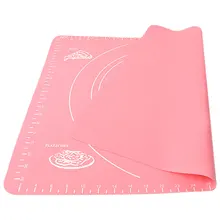 Силиконовые инструменты для выпечки мягкие прокатки Кондитерские доски коврик для замеса теста с калибровкой высокой термостойкие торт доска