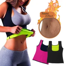 Women Slimming Vest Neoprene Fitness Workout Body Shaper Sweat Crop Top Weight Loss Shapewear FDC99