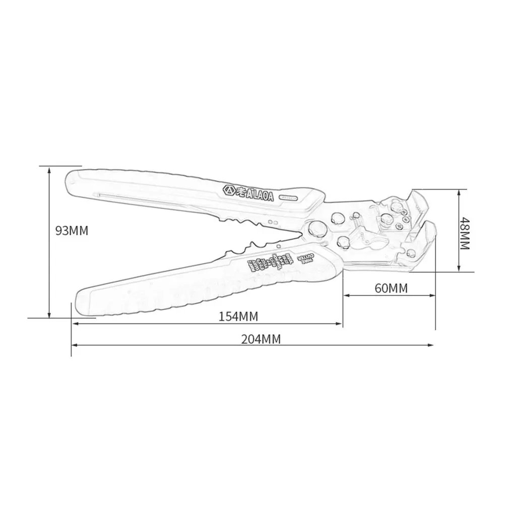 LAOA автоматический инструмент для зачистки проводов резак для проводов электрические инструменты для зачистки кабеля для электрика Crimpping с 2 пружинами