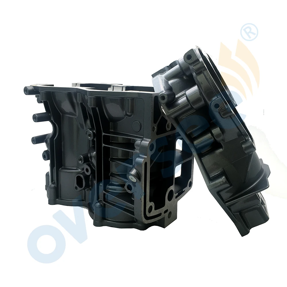 Full Set Crank Case with Sleeve 69P-15100-00-1S For 25HP 30HP Yamaha Outboard Engine 61N 69P Model 61N-15100