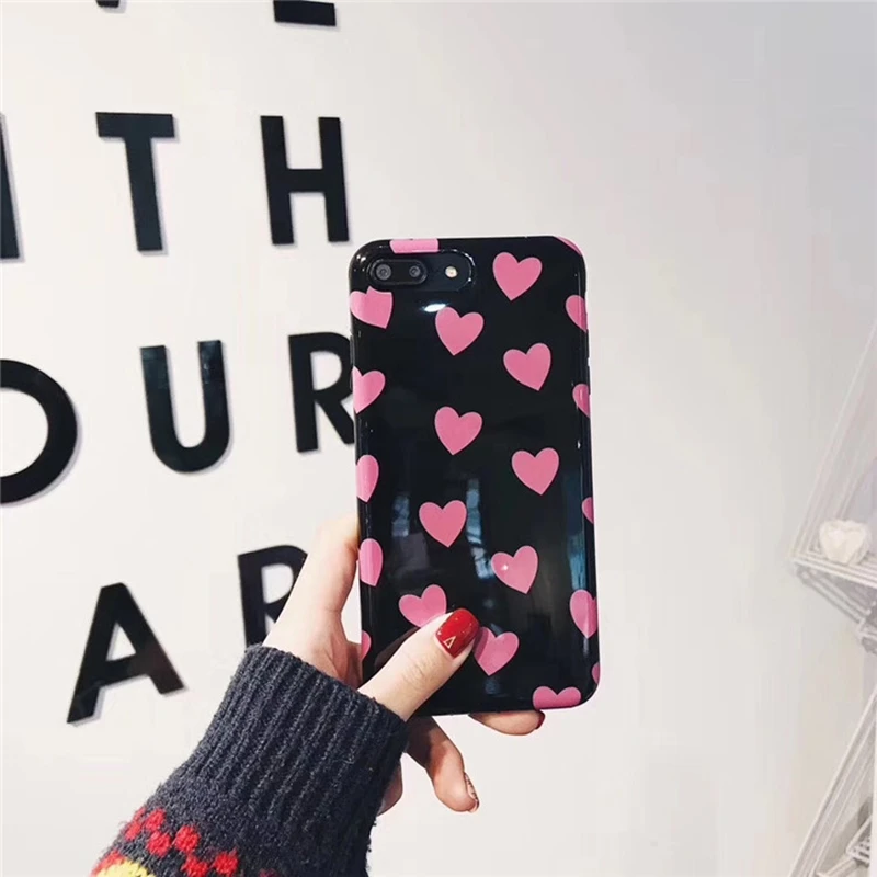 YESPURE Блестящий шикарный женский чехол для телефона Iphone X 8 8plus 7 7plus 6 6s 6plus|cover for