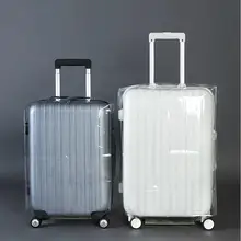 PVC Transparent Wasserdicht Gepäck Schutzabdeckung Reise Trolley Koffer Staubbeutel Fall Zubehör Liefert Produkte
