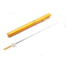 Недорогой ФРП карманный Pen Рыбалка стержень полюс комбо Катушка с катушка Хранитель крюк 20 м линиями и приманок F 1.6 м