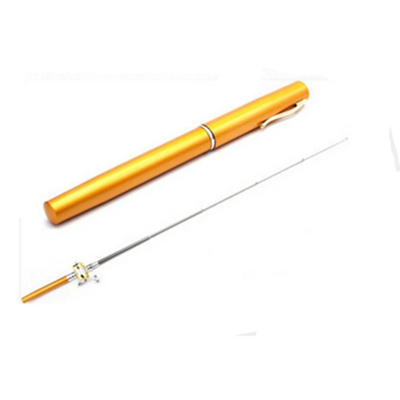 ميي يو جيب القلم frp الصيد رود القطب بكرة المجموعات مع بكرة هوك حارس 20 متر خطوط و السحر f 1.6 متر