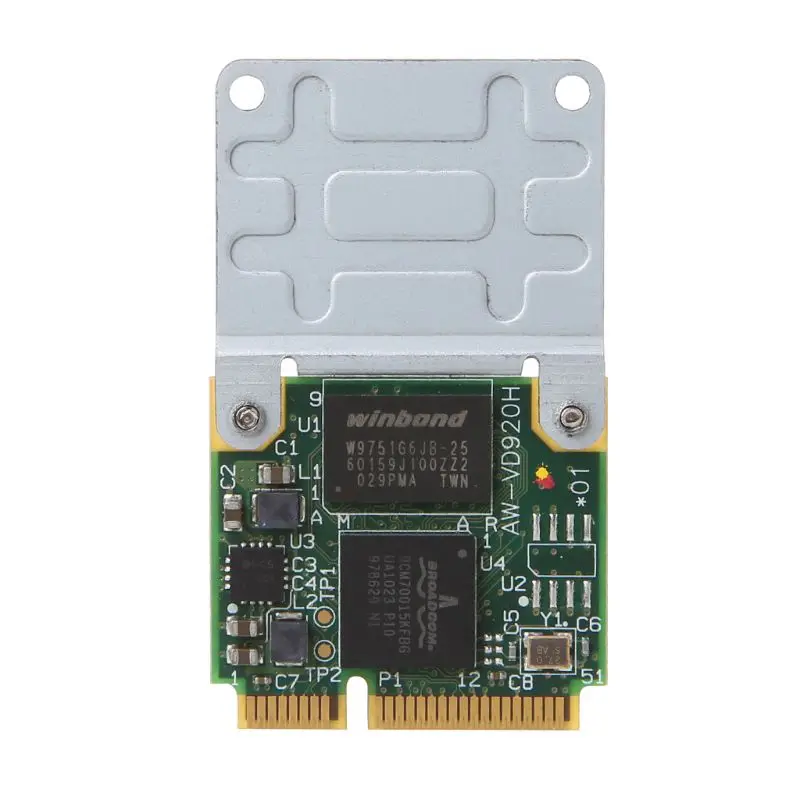 

BCM970012 BCM70015 Crystal HD Decoder Card AW-VD920H Mini PCIE Card for APPLE TV Notebooks